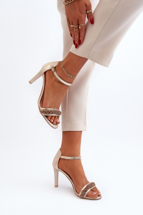 Sandały Model Zazoo 3328/2 Gold - Step in style Step in style Sandały Model Zazoo 3328/2 Gold - Step in style Step in style