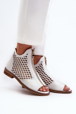 Sandały Model Zazoo 977/L White - Step in style Step in style