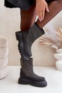 Śniegowce Model Avivina C-274 Black - Step in style Step in style Śniegowce Model Avivina C-274 Black - Step in style Step in style