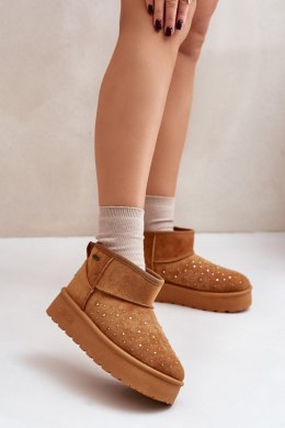 Śniegowce Model Big Star OO274A104 Camel - Step in style Step in style