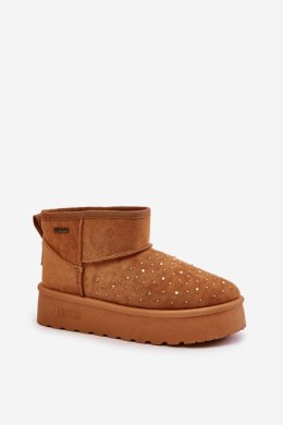 Śniegowce Model Big Star OO274A104 Camel - Step in style Step in style