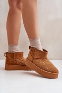 Śniegowce Model Big Star OO274A104 Camel - Step in style Step in style Śniegowce Model Big Star OO274A104 Camel - Step in style Step in style