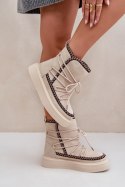 Śniegowce Model Naleris MD1094-7 Light Beige - Step in style Step in style Śniegowce Model Naleris MD1094-7 Light Beige - Step in style Step in style