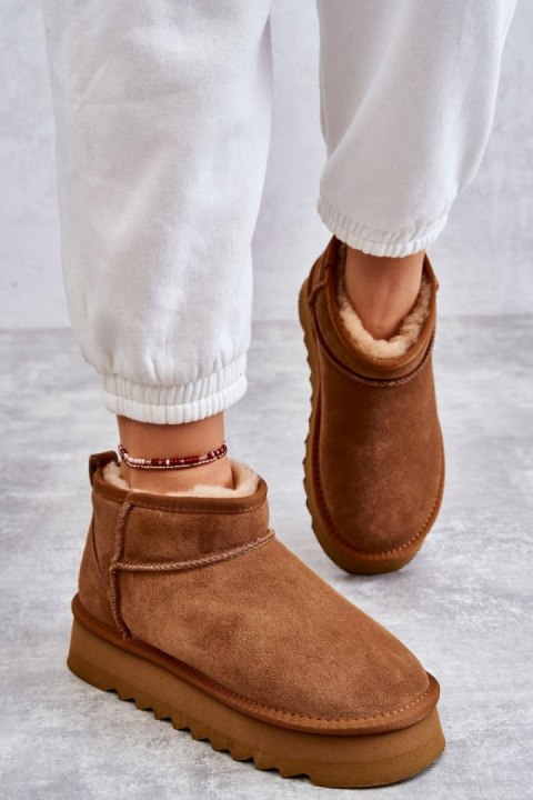 Śniegowce Model Nucca W5828 Camel - Step in style Step in style Śniegowce Model Nucca W5828 Camel - Step in style Step in style