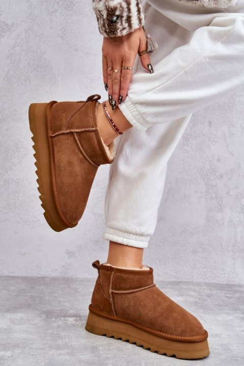 Śniegowce Model Nucca W5828 Camel - Step in style Step in style Śniegowce Model Nucca W5828 Camel - Step in style Step in style