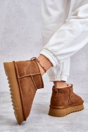 Śniegowce Model Nucca W5828 Camel - Step in style Step in style Śniegowce Model Nucca W5828 Camel - Step in style Step in style