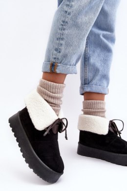 Śniegowce Model Olimuka VL212P Black - Step in style Step in style