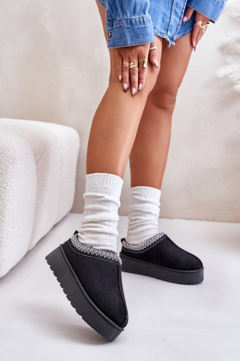 Śniegowce Model Remenia 20219-4A Black - Step in style Step in style Śniegowce Model Remenia 20219-4A Black - Step in style Step in style