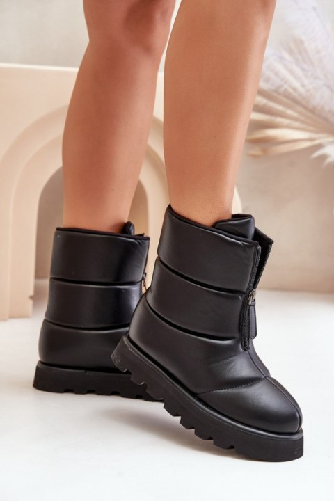 Śniegowce Model Resisia C-314 Black - Step in style Step in style Śniegowce Model Resisia C-314 Black - Step in style Step in style