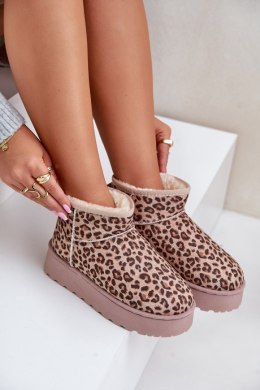 Śniegowce Model Xamella 20216-4K Brown Leopard - Step in style Step in style