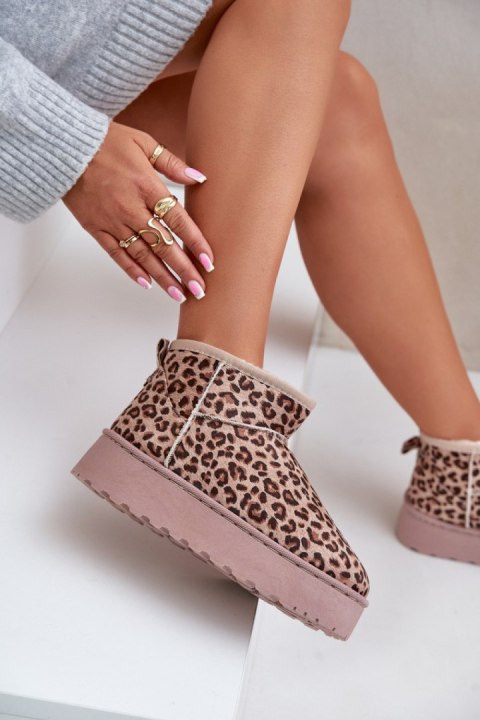 Śniegowce Model Xamella 20216-4K Brown Leopard - Step in style Step in style Śniegowce Model Xamella 20216-4K Brown Leopard - Step in style Step in style