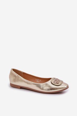 Baleriny Model Ainoria ZA58P Gold - Step in style Step in style