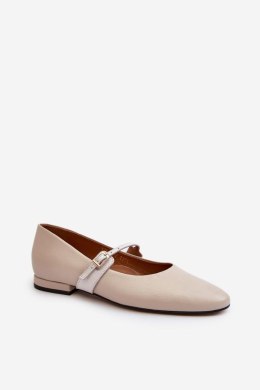 Baleriny Model Laura Messi 2774/254-109 Beige - Step in style Step in style