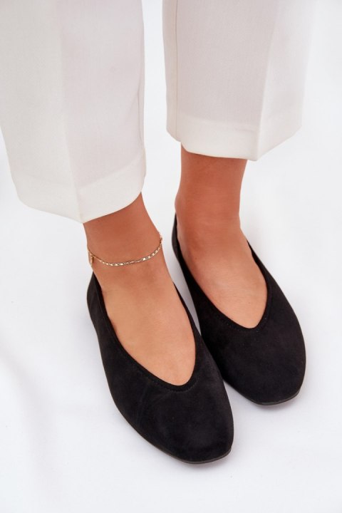 Baleriny Model Osallin QQ-202 Black - Step in style Step in style Baleriny Model Osallin QQ-202 Black - Step in style Step in style