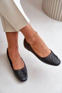 Baleriny Model Rhodike TU252 Black - Step in style Step in style Baleriny Model Rhodike TU252 Black - Step in style Step in style