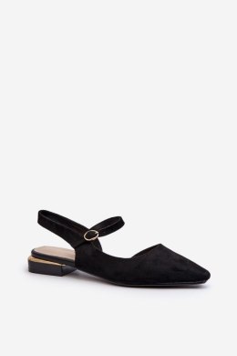 Baleriny Model Sergio Leone SK831 Black - Step in style Step in style