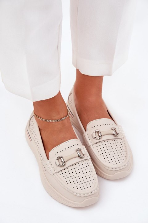 Baleriny Model Vinceza 95331 Beige - Step in style Step in style Baleriny Model Vinceza 95331 Beige - Step in style Step in style