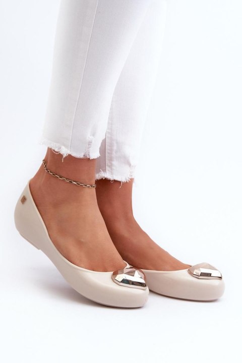 Baleriny Model Zaxy NN285009 Light Beige - Step in style Step in style Baleriny Model Zaxy NN285009 Light Beige - Step in style Step in style