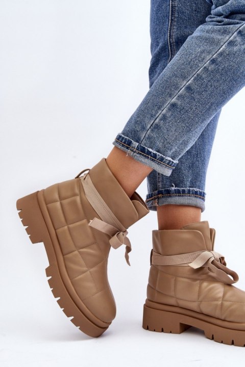 Botki Model Bizzanti NS307 Khaki - Step in style Step in style Botki Model Bizzanti NS307 Khaki - Step in style Step in style