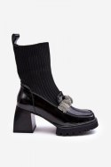 Botki Model DA MR870-41 Black - Step in style Step in style Botki Model DA MR870-41 Black - Step in style Step in style