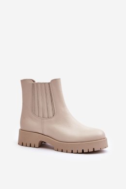 Botki Model Lewski 3611 Light Beige - Step in style Step in style