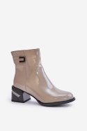 Botki Model MR880-093 Grey - Step in style Step in style Botki Model MR880-093 Grey - Step in style Step in style