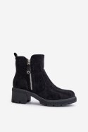 Botki Model Oviria M1537 Black - Step in style Step in style Botki Model Oviria M1537 Black - Step in style Step in style