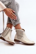 Botki Model Zazoo 2791/004 Gold - Step in style Step in style Botki Model Zazoo 2791/004 Gold - Step in style Step in style