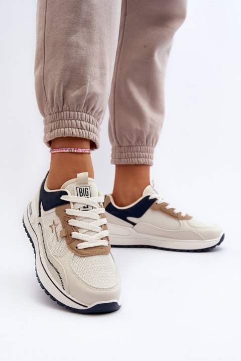 Buty Sportowe Model Big Star NN274A092 Beige - Step in style Step in style Buty Sportowe Model Big Star NN274A092 Beige - Step in style Step in style