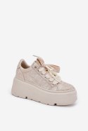 Buty Sportowe Model CheBello 4658 Gold - Step in style Step in style Buty Sportowe Model CheBello 4658 Gold - Step in style Step in style