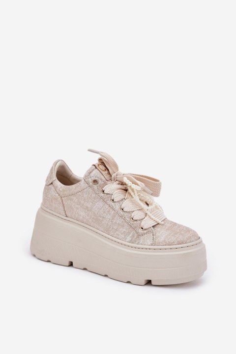Buty Sportowe Model CheBello 4658 Gold - Step in style Step in style Buty Sportowe Model CheBello 4658 Gold - Step in style Step in style