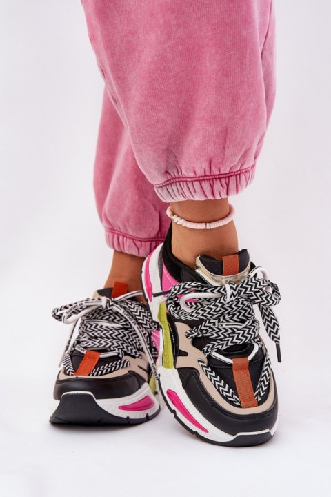 Buty Sportowe Model Efobell 21-Q111 Black - Step in style Step in style Buty Sportowe Model Efobell 21-Q111 Black - Step in style Step in style