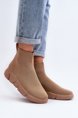Buty Sportowe Model Zirila FC809-63 Beige - Step in style Step in style