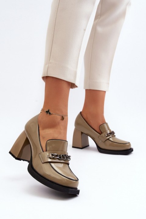 Czółenka Model Ilvanna 66629 Green - Step in style Step in style Czółenka Model Ilvanna 66629 Green - Step in style Step in style