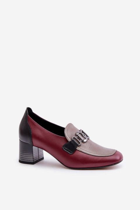 Czółenka Model Laura Messi 2861 Bordo - Step in style Step in style Czółenka Model Laura Messi 2861 Bordo - Step in style Step in style