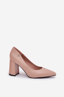 Czółenka Model Vinceza 62220 Beige - Step in style Step in style