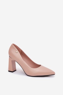 Czółenka Model Vinceza 62221 Beige - Step in style Step in style