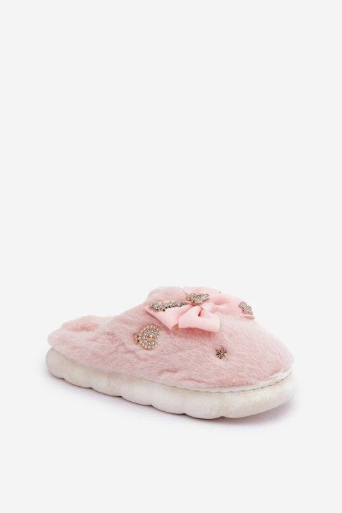 Kapcie Model Annalira BG185P Pink - Step in style Step in style Kapcie Model Annalira BG185P Pink - Step in style Step in style