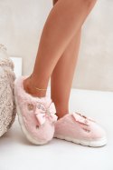 Kapcie Model Annalira BG185P Pink - Step in style Step in style Kapcie Model Annalira BG185P Pink - Step in style Step in style