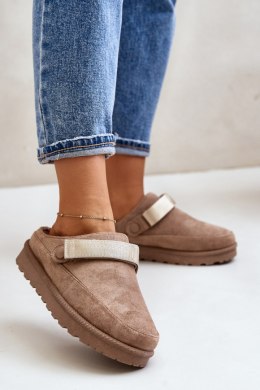 Kapcie Model Azida YY-12 Brown - Step in style Step in style