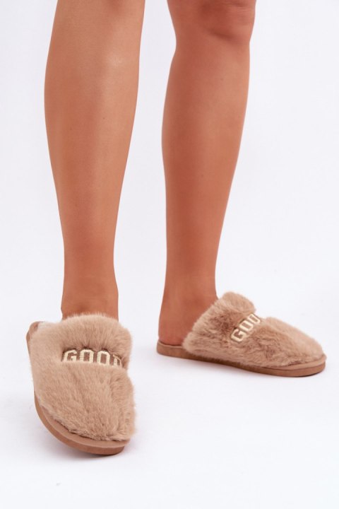 Kapcie Model Kalelia YL-307 Brown - Step in style Step in style Kapcie Model Kalelia YL-307 Brown - Step in style Step in style