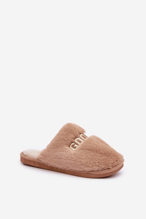 Kapcie Model Kalelia YL-307 Brown - Step in style Step in style Kapcie Model Kalelia YL-307 Brown - Step in style Step in style