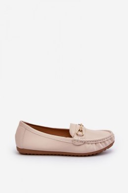 Mokasyny Model Ainslee NN22-986 Beige - Step in style Step in style