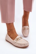 Mokasyny Model Ainslee NN22-986 Beige - Step in style Step in style Mokasyny Model Ainslee NN22-986 Beige - Step in style Step in style