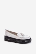 Mokasyny Model Assetnima 24PB18-7176 White - Step in style Step in style Mokasyny Model Assetnima 24PB18-7176 White - Step in style Step in style