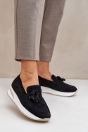 Mokasyny Model Challavia G-55 Black - Step in style Step in style Mokasyny Model Challavia G-55 Black - Step in style Step in style