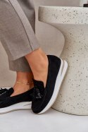 Mokasyny Model Challavia G-55 Black - Step in style Step in style Mokasyny Model Challavia G-55 Black - Step in style Step in style