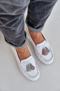 Mokasyny Model Eleazetta 25PB18-8561 White - Step in style Step in style Mokasyny Model Eleazetta 25PB18-8561 White - Step in style Step in style
