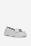 Mokasyny Model Eleazetta 25PB18-8561 White - Step in style Step in style Mokasyny Model Eleazetta 25PB18-8561 White - Step in style Step in style