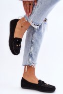 Mokasyny Model Good Time ZA28P Black - Step in style Step in style Mokasyny Model Good Time ZA28P Black - Step in style Step in style